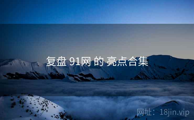 复盘 91网 的 亮点合集