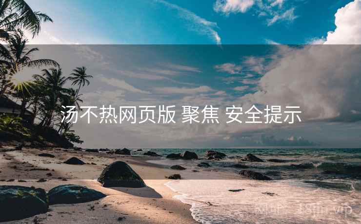 汤不热网页版 聚焦 安全提示