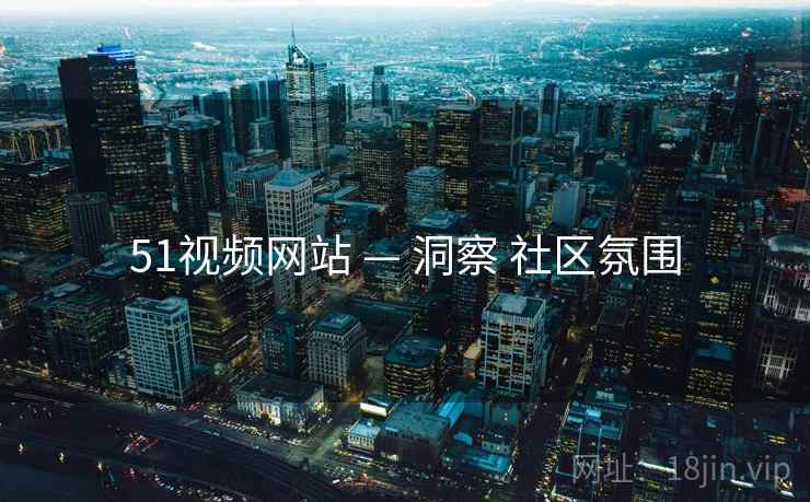 51视频网站 — 洞察 社区氛围