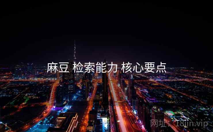 麻豆 检索能力 核心要点